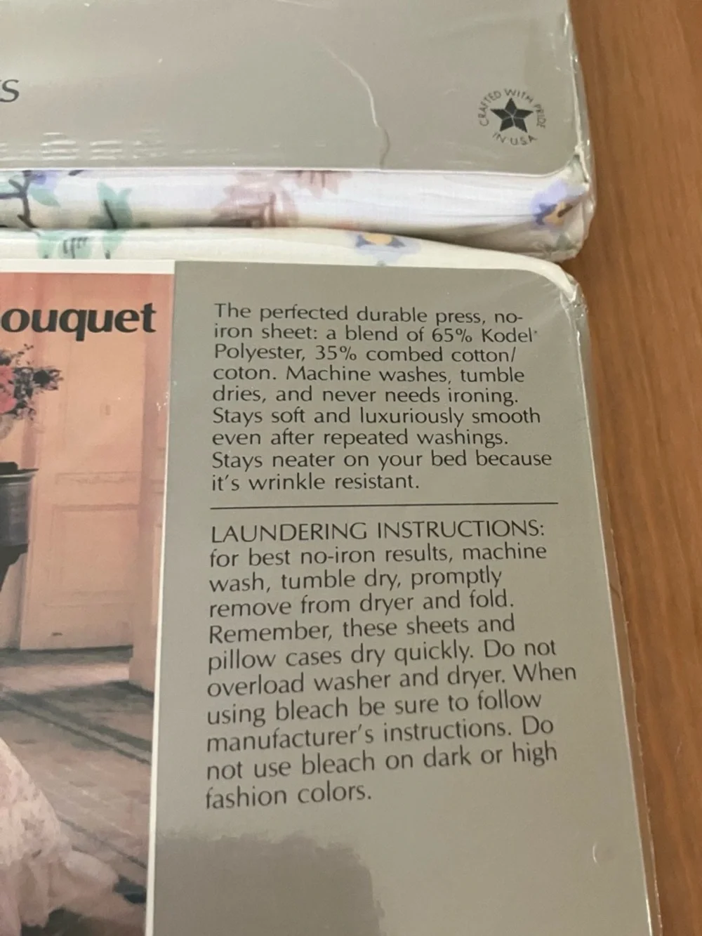 NEW Grace Kelly GPK Lot of 2 Queen Flat Sheets- Vintage No Iron Percale